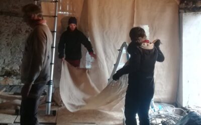 Chantier gîte à chauves-souris !