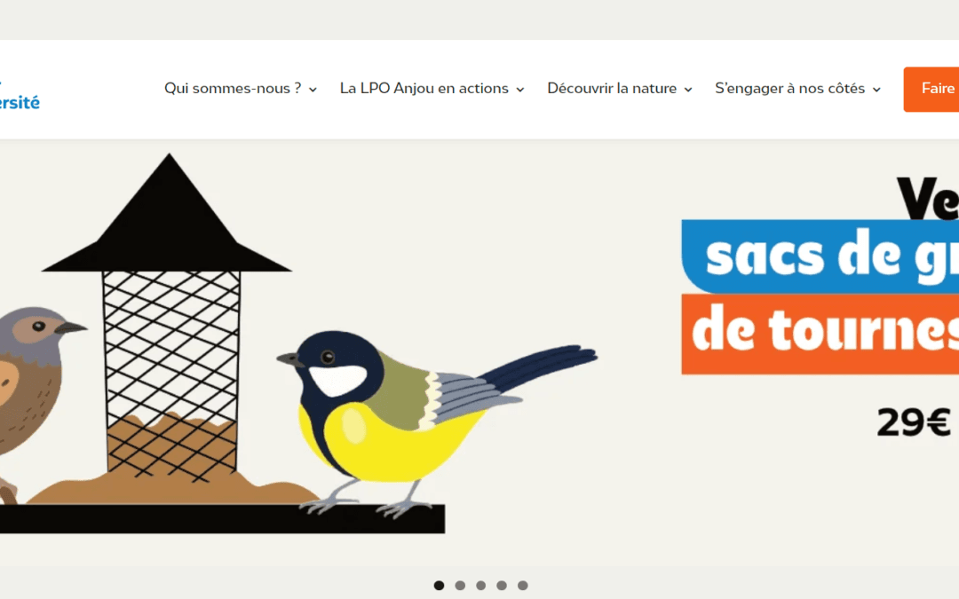 Un nouveau site web pour la LPO Anjou